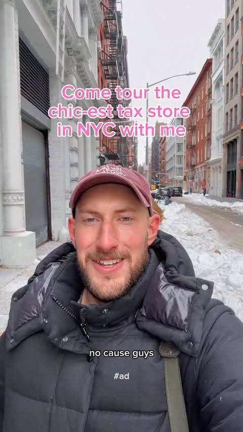 Instagram post by @calebthill for Intuit TurboTax. Caption reads: Check out how sleek and modern the new TurboTax....