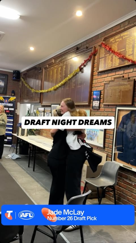 Instagram post by @stkildafcw for Telstra. Caption reads: [...] with her first Saints jumper 😇 @telstra.