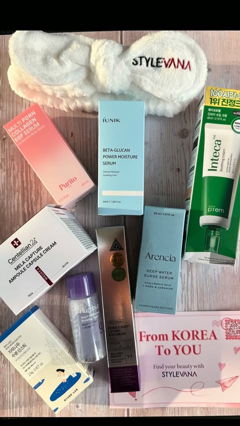 Instagram post by @vitella1 for Stylevana. Caption reads: @stylevana_sv Thank you for a generous PR box with....
