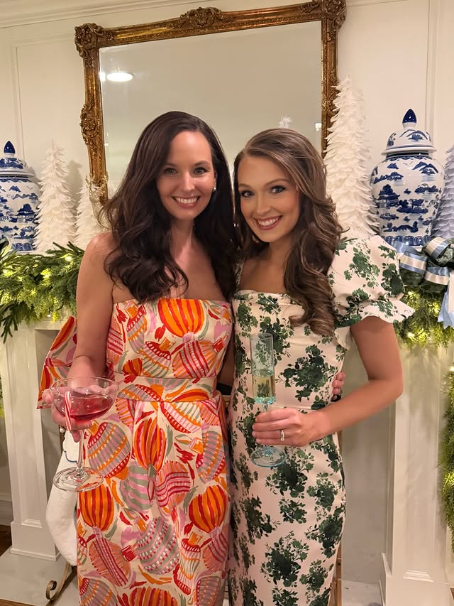 Instagram post by @dianaathenabest for Red Dress. Caption reads: She promised there’d be bubbles and snacks. I....