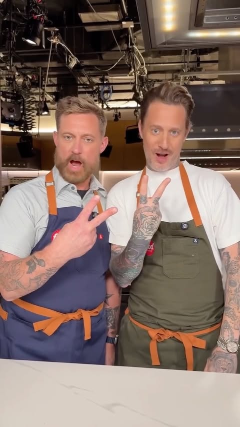 Instagram post by @mvoltaggio for Food Network. Caption reads: What's better than one TOC champion?? TWO TOC....