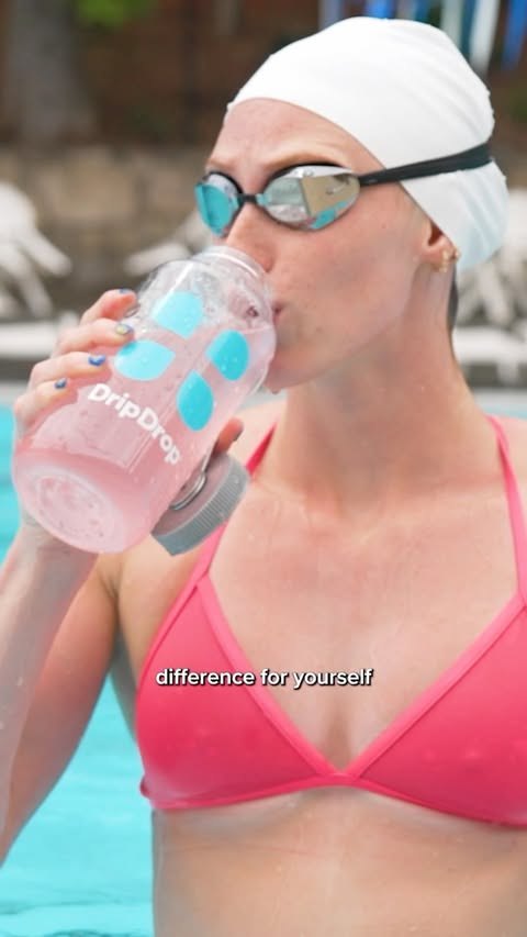 Instagram post by @skylerasmithhh for DripDrop. Caption reads: [...] is one of them. That’s why @drinkdripdrop is....