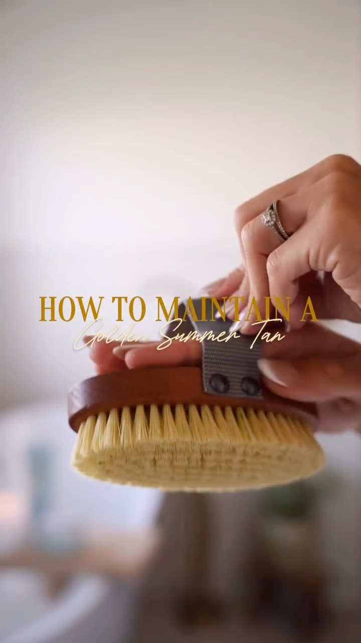 Instagram post by @by_gemmabosanko for St.Tropez. Caption reads: Maintaining my tan is one of my most asked....