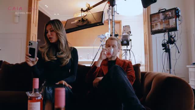 Instagram post by @bonagustafsson for CAIA Cosmetics. Caption reads: Advertisement 

An unexpected Holiday duo… about....