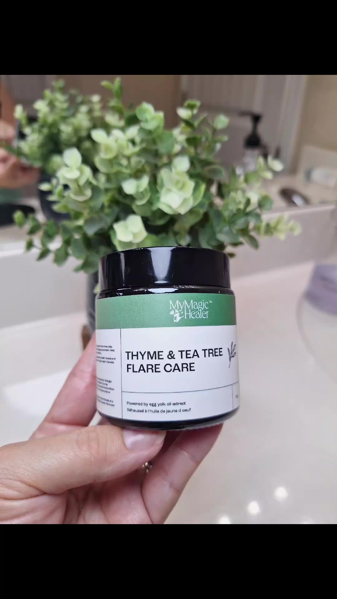 TikTok post by @mommywifelife84 for MyMagicHealer. Caption reads: @mymagichealer_usa Soothing ointment with....