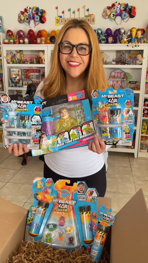 Instagram post by @disneysweetstuff for MrBeast Lab. Caption reads: Thank you so much @mrbeastlab for sending over....