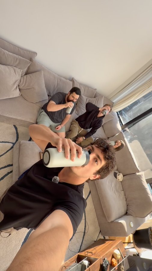 Instagram post by @crustbycarson for Nespresso. Caption reads: Defending my BFOTY (Best Friend of the Year)....