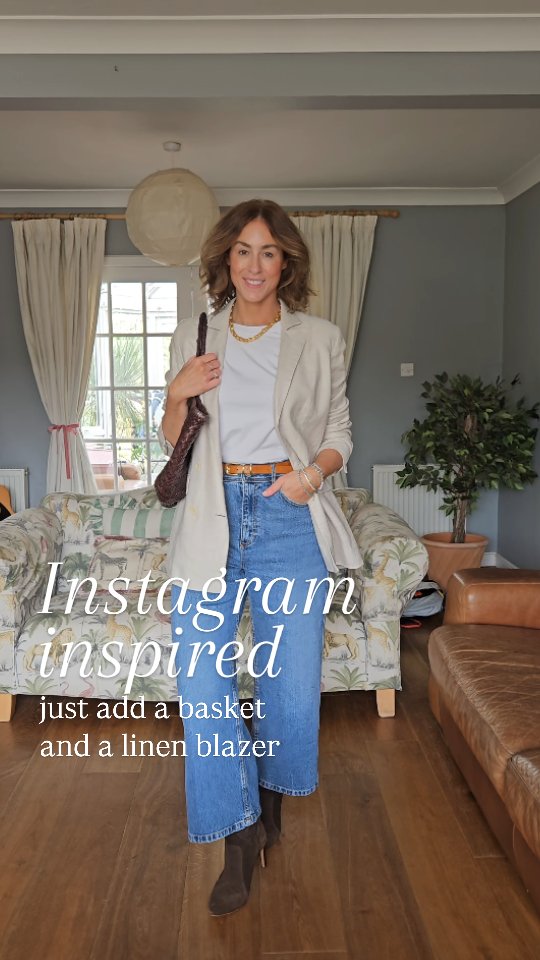 Instagram post by @christinadaydreams for Baukjen. Caption reads: Instagram inspired outfit from the lovely Michelle....