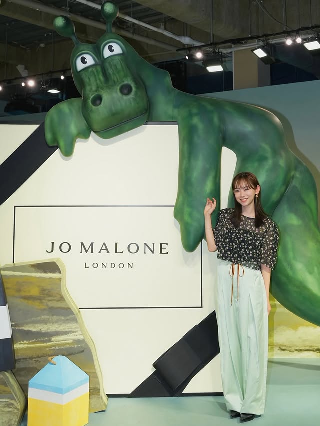 Instagram post by @kyoka.830_official for Jo Malone London. Caption reads: JO MALONE LONDON シー ソルト アドベンチャーへ🌊🫧 [...].