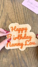 Instagram post by @bridgelanedesigns for Glowforge. Caption reads: Crafting is my happy place and I couldn’t pass up....
