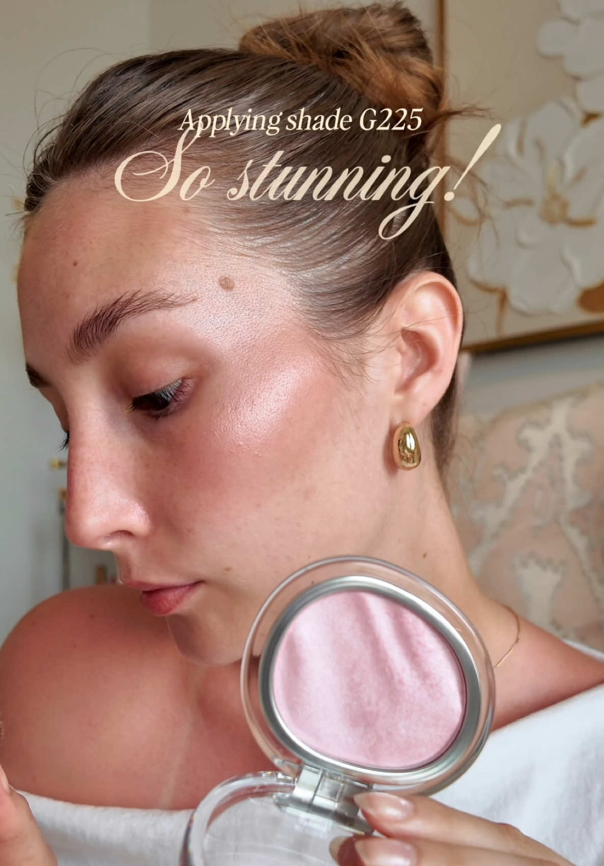 TikTok post by @emmaltuttle for JOOCYEE US. Caption reads: Tried the @JOOCYEE US blush today and I am so....