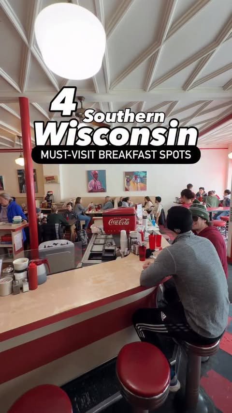 Instagram post by @bestdatefood for Travel Wisconsin. Caption reads: Heading north this holiday season?! If so, check....