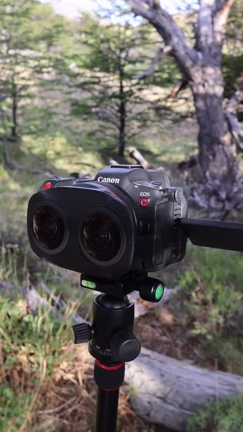 Instagram post by @huntcib for Canon USA. Caption reads: Documentarian Hunter Lawson Cibula @huntcib is....