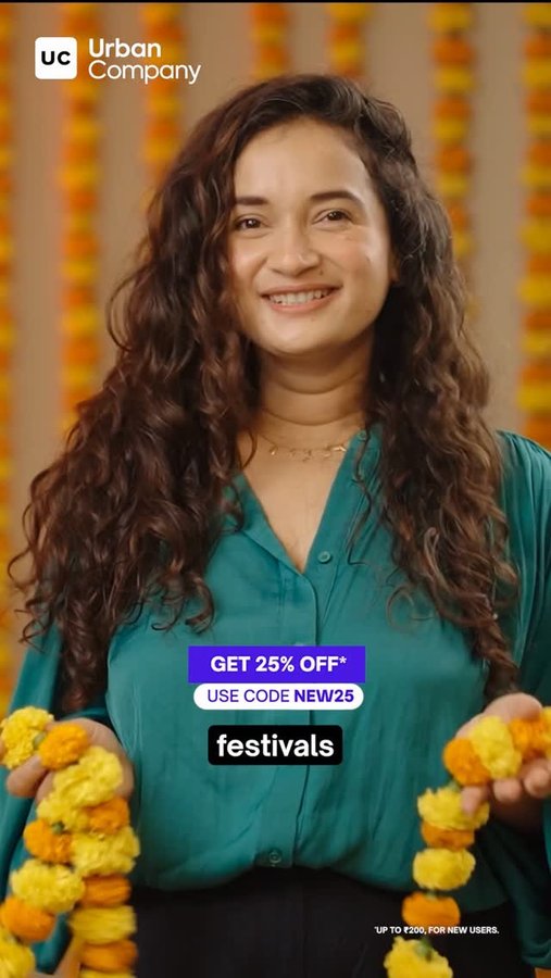 Instagram post by @indianskinblog for Urban Company. Caption reads: Diwali’s over, but the glow must go on....