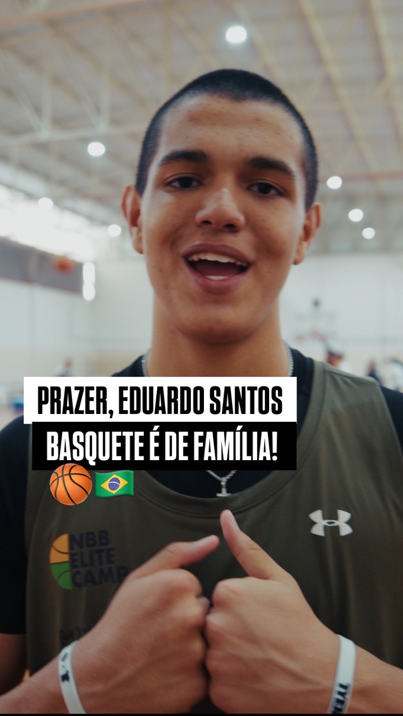 Instagram post by @edusantos_4 for Under Armour. Caption reads: Esse garoto de 15 anos te lembra alguém?....