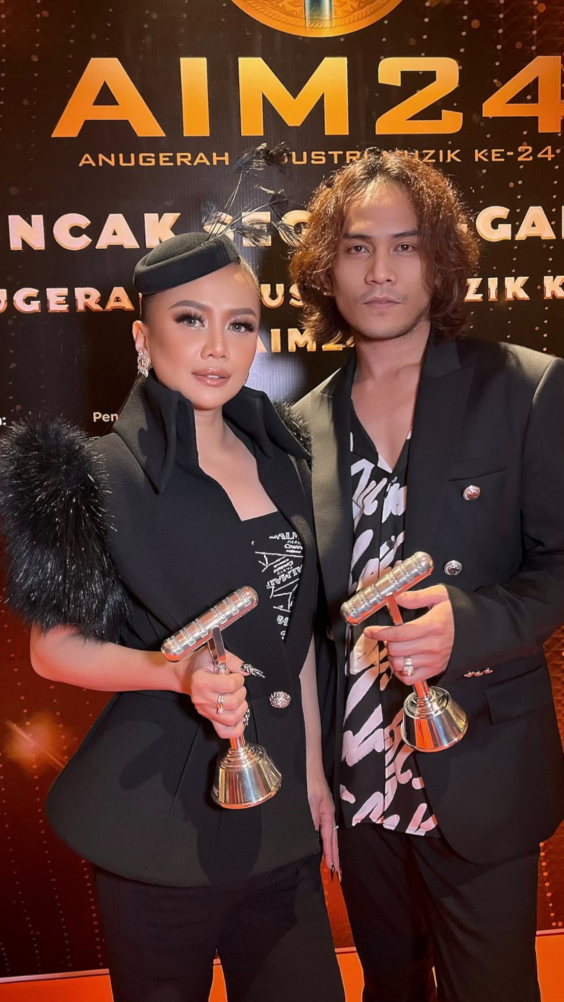 Instagram post by @gebrielpadan_ for Balmain. Caption reads: [...] 
Nails : @nailsandclaws 
Outfit : @balmain....