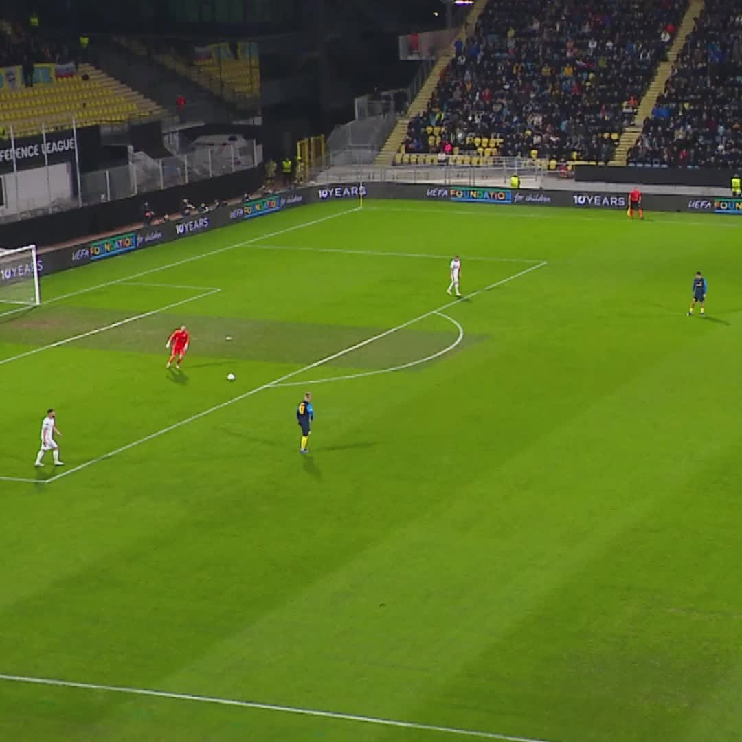 Instagram post by @conferenceleague for Betano. Caption reads: [...] 😮‍💨 Best save? 🧤 #UECLsaves @betano.