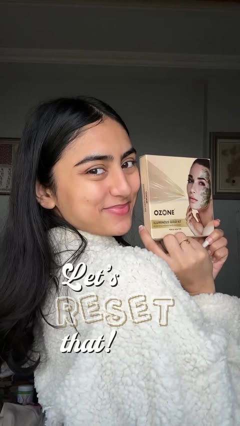 Instagram post by @nidhiikale for Ozone Ayurvedics. Caption reads: Get you a glowing skin this winter with....