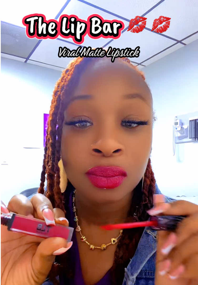 TikTok post by an influencer for The Lip Bar. Caption reads: [...] girlies have been buying up the Lip Bar....