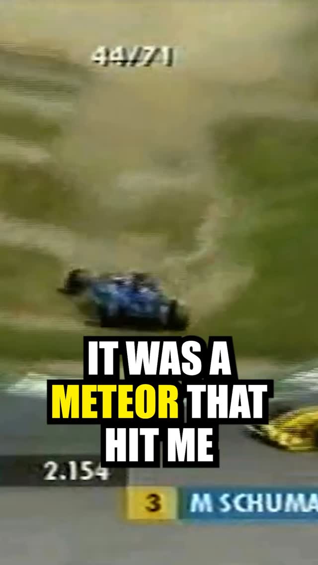 Instagram post by @dwrshow for Continental Tire. Caption reads: That time Takuma Sato got hit by a meteor….....