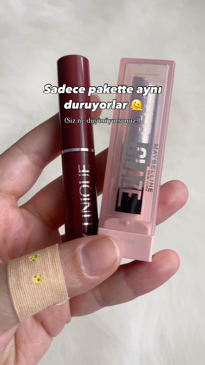 Instagram post by @fdblogg for Maybelline New York. Caption reads: Kızlar ne diyosunuzzz??? Bu arada #reklam degil....