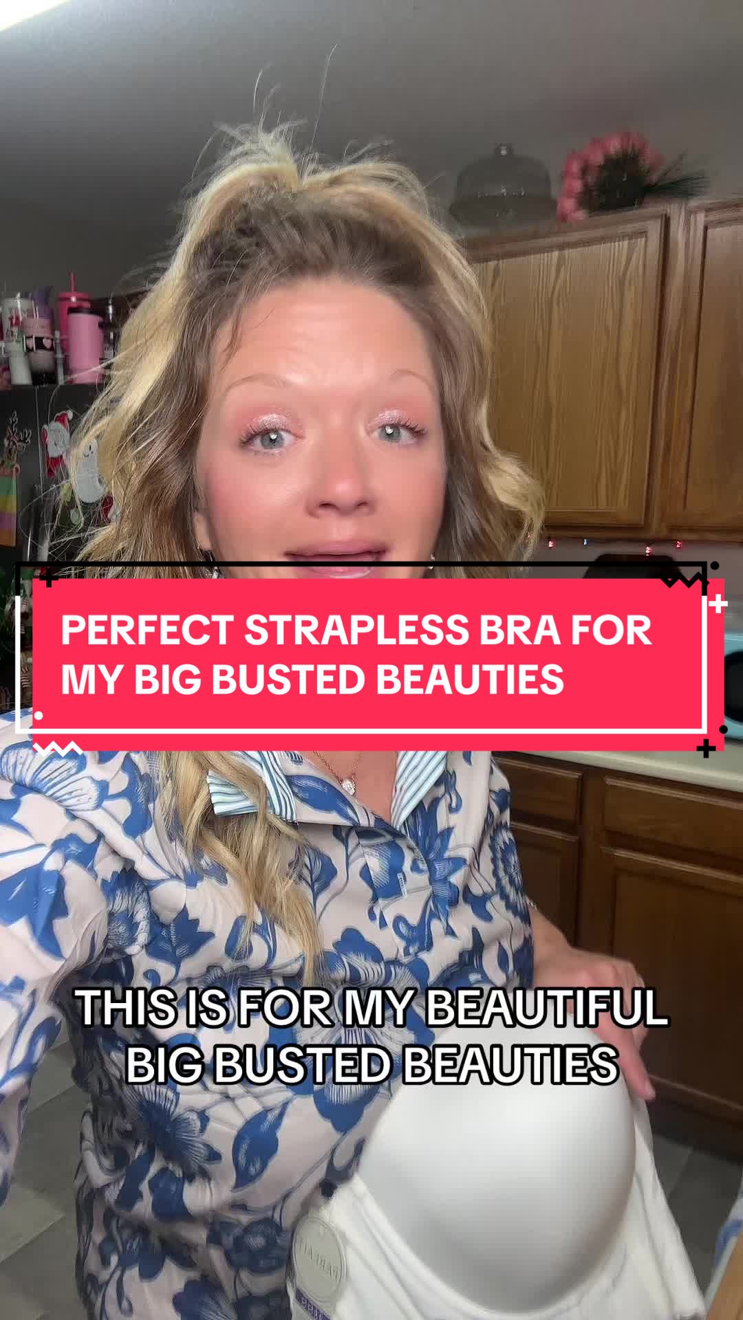 TikTok post by @babydoll2184 for PARFAIT Lingerie. Caption reads: [...] a hard time finding good bras. @@PARFAIT....