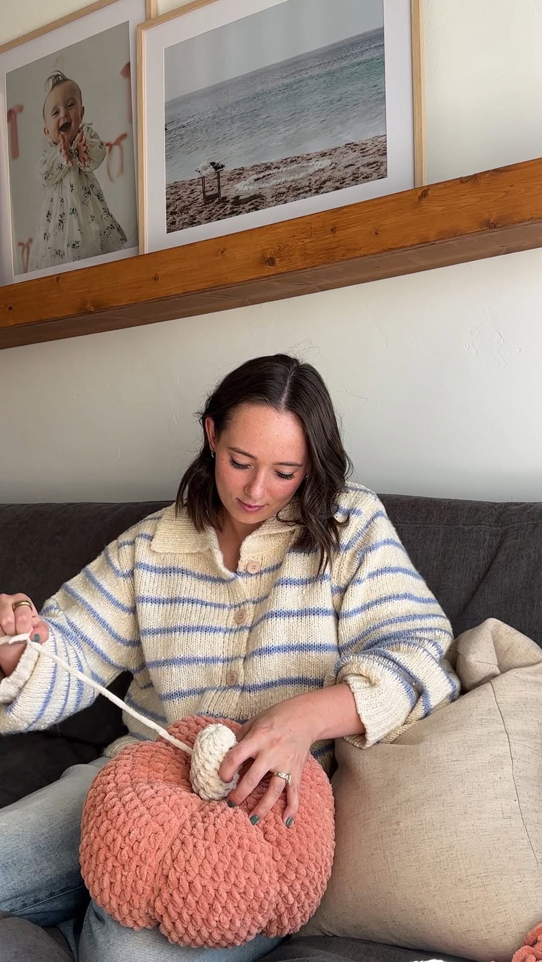 Instagram post by @jesfraz for Michaels Stores. Caption reads: Why buy it when you can make it instead?!....