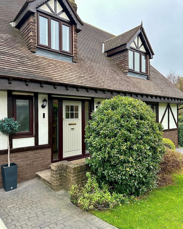 Instagram post by @housetohomeatlast for The Palladio Door Collection. Caption reads: Home 🏡 …….

GIVEAWAY ……

The outside has had such....