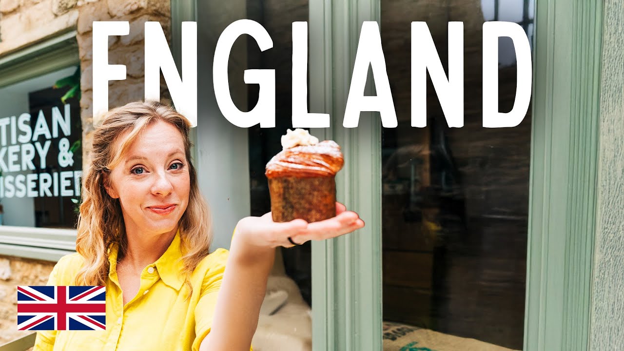 YouTube post by @chrisandsara for B&H Photo Video. Caption reads: Exploring England for the First Time..