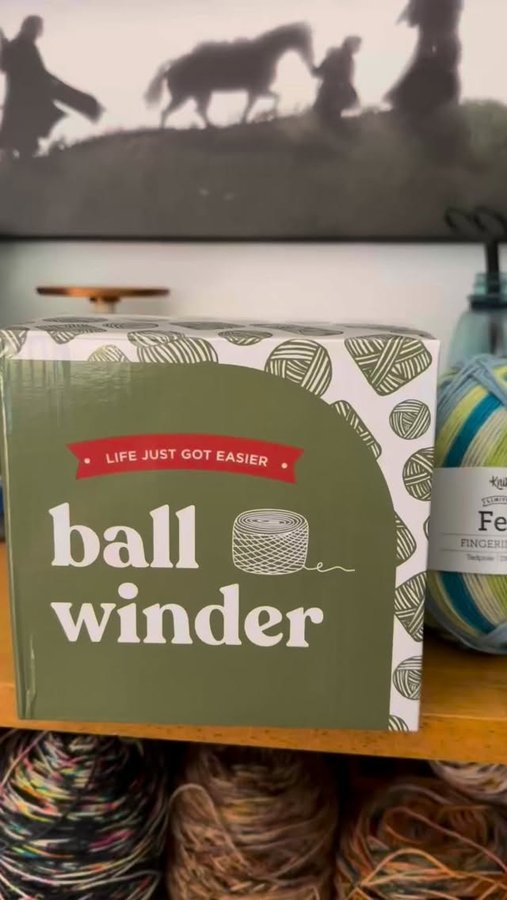 Instagram post by @sockwitchery for Knit Picks. Caption reads: You guys! @knit_picks has released their ball....