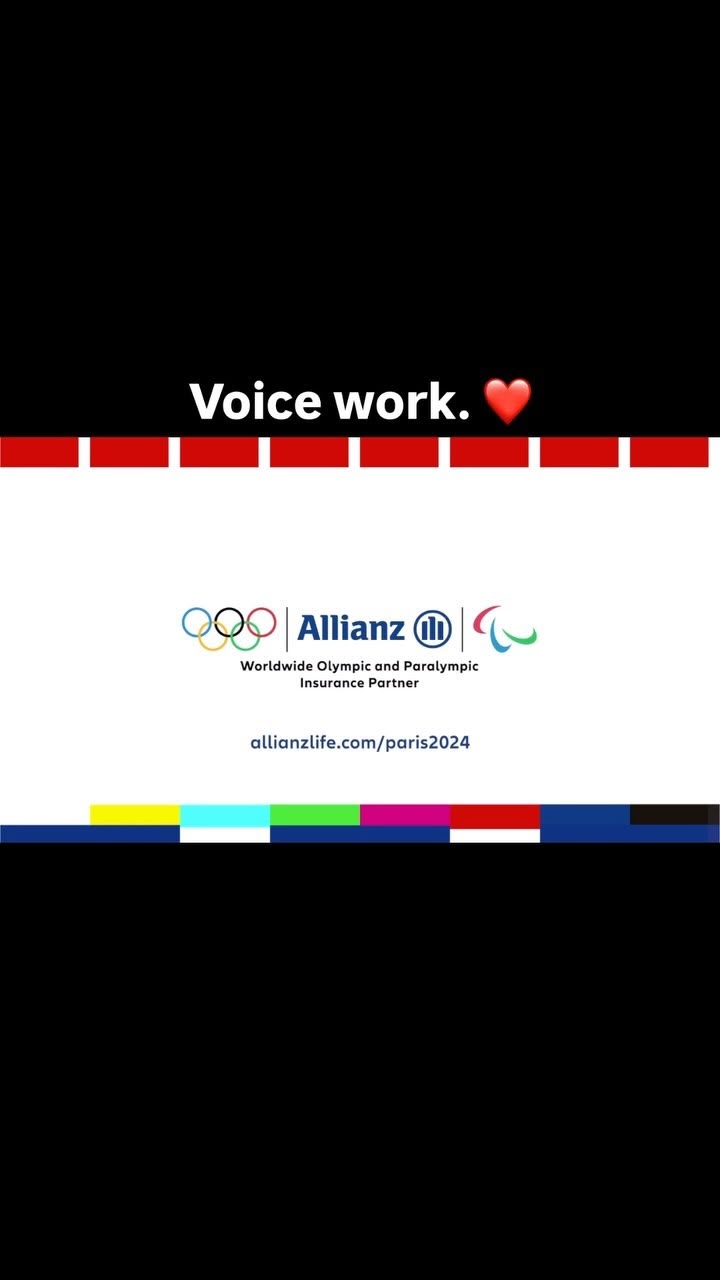 Instagram post by @s_johnson_voiceovers for Allianz. Caption reads: [...] to lend my voice to a commercial spot for....