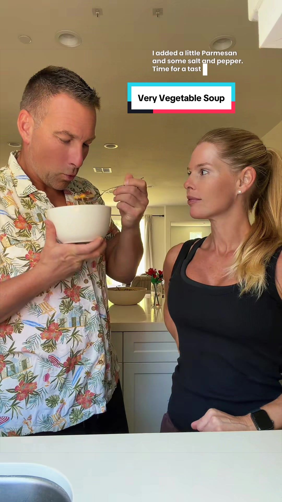 TikTok post by @theoverbecks for Passionate Penny Pincher Shop. Caption reads: [...] Vegetable Soup 🍲 Recipe by @Passionate....