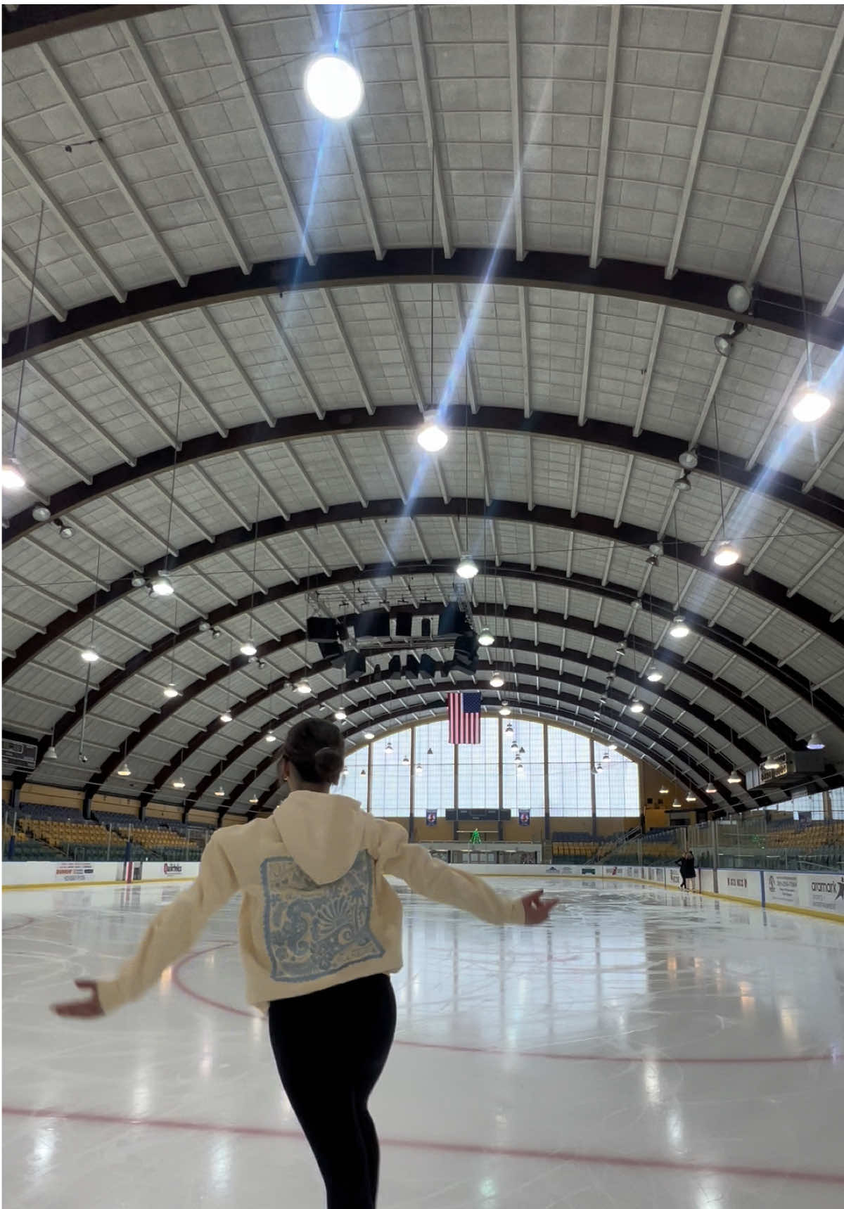 TikTok post by @miaa.skates for PINK PALM PUFF. Caption reads: my @PINK PALM PUFF keeping me warm 🥳🥳 [...].