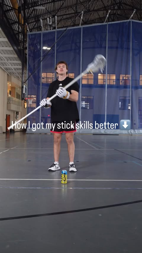 Instagram post by @gym_dykes for C4 Energy. Caption reads: [...] coaching DM me get reps #lacrosse @c4energy....