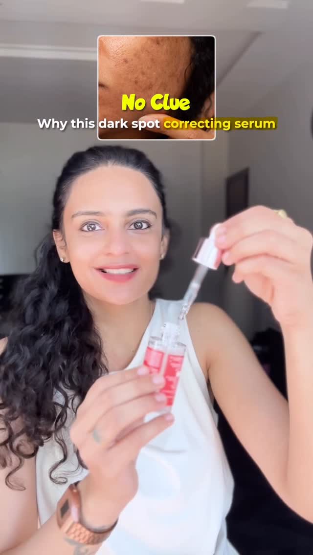 Instagram post by @skincare_with_piya for Chicnutrix. Caption reads: Save this! Struggling with dark spots? Look for....