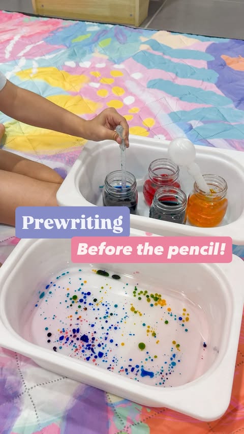 Instagram post by @beyondtheclassroomwithkayla for Reading Eggs. Caption reads: [...] for the BIG skill of handwriting.....