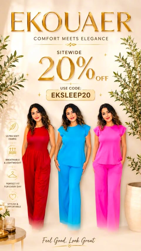 Instagram post by @usa.mamalife for Ekouaer. Caption reads: [...] of my favorite loungewear pieces from....