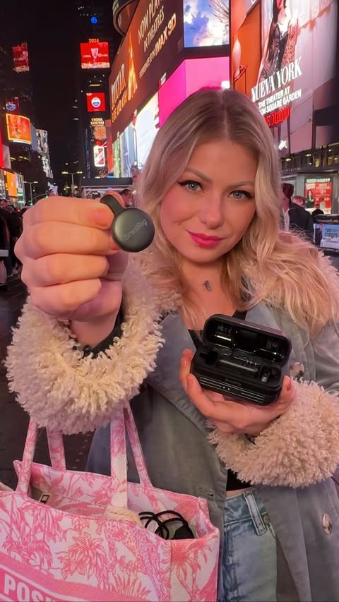 Instagram post by @brigibson for SmallRig. Caption reads: [...] outdoors just got easier 🎤🎙️

The....