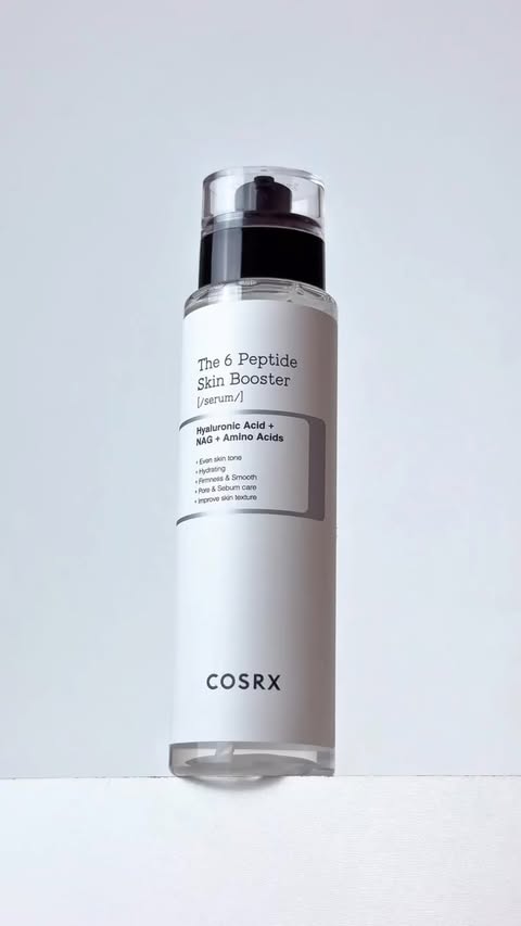 Instagram post by @masajamartus for COSRX. Caption reads: Werbung @cosrx First step, BIG impact. 💧 Meet the....