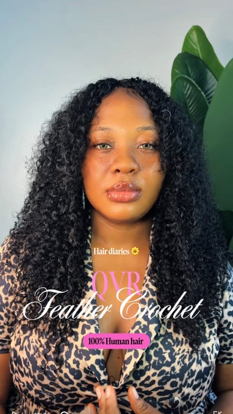 Instagram post by @wendysessence for QVR Hair. Caption reads: [...] my bio! Use code CO for 23% OFF. 🛍️✨....
