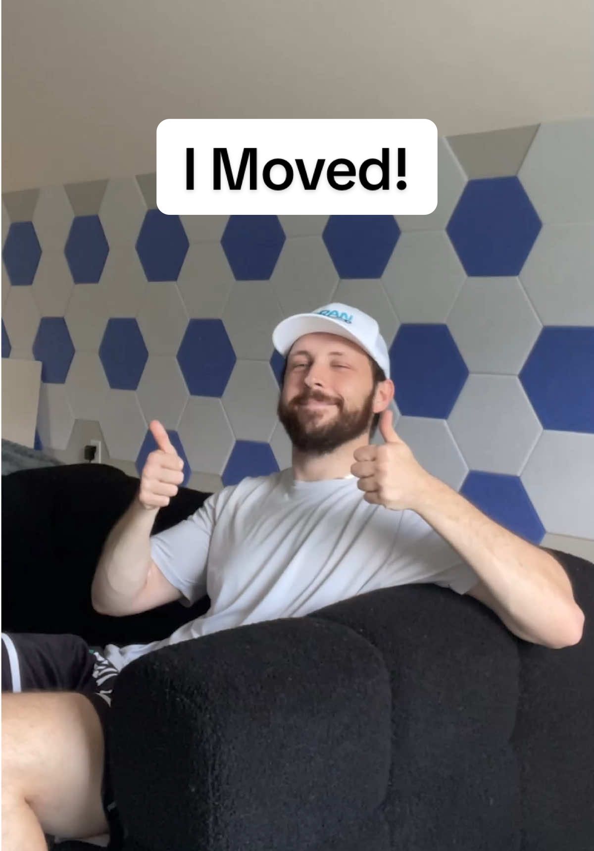 TikTok post by @benchwarmerbran for Roadway Moving. Caption reads: Denver was cool, but it’s good to be back home.....