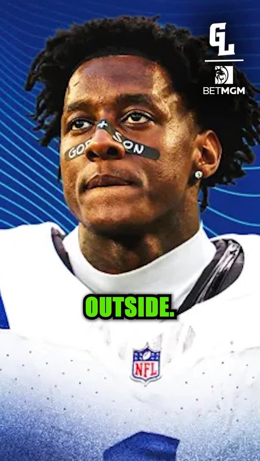 Instagram post by @greenlightpod for BetMGM. Caption reads: Chris reacts to Sauce Gardner being traded to the....