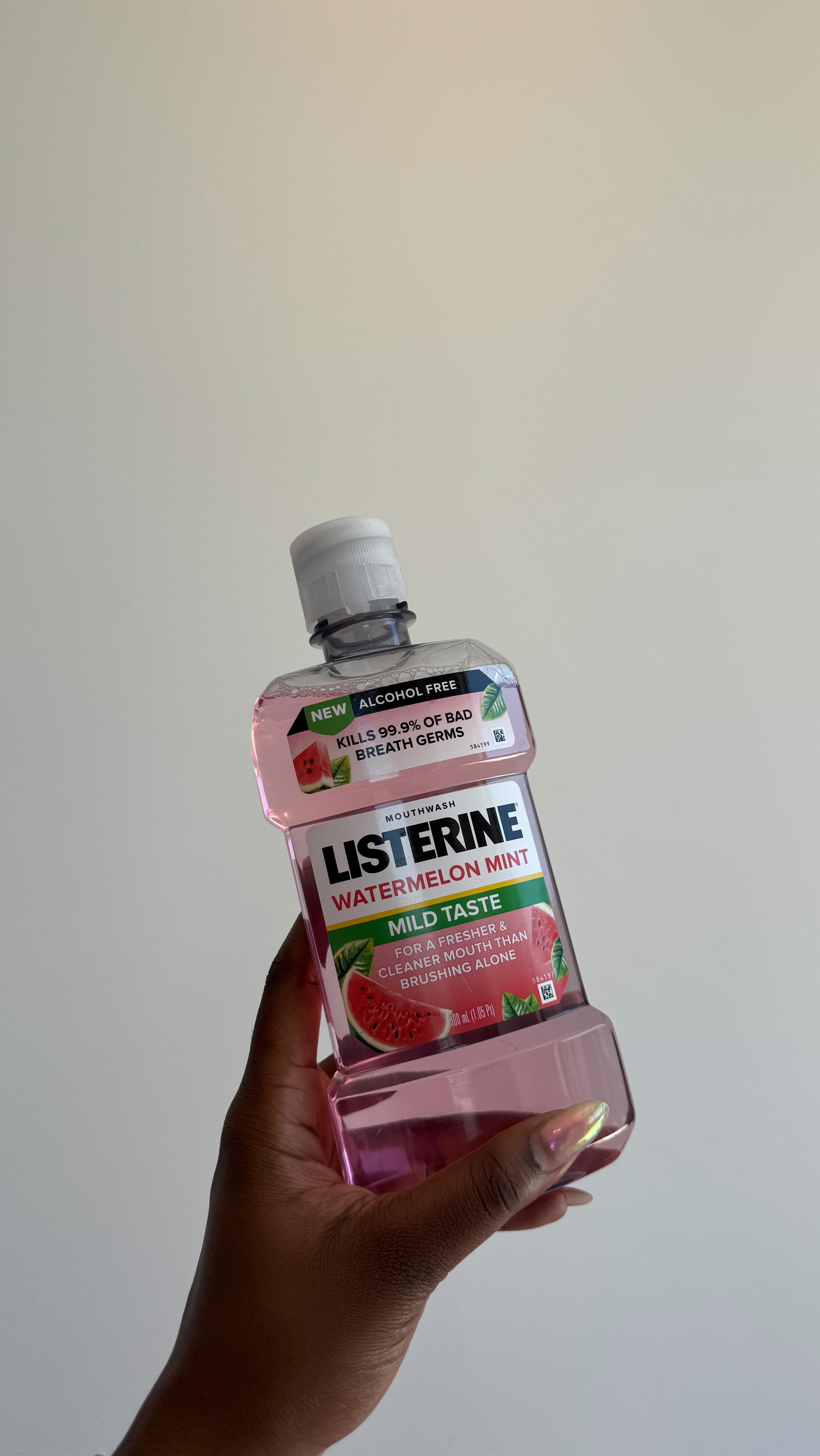 Instagram post by @cedonifrancis for LISTERINE. Caption reads: Getting ready for a date means hair, outfit,....