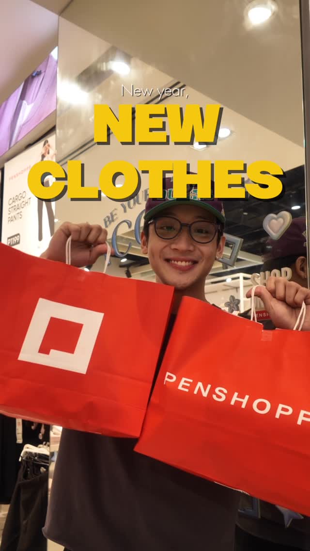 Instagram post by @migsapiladoo for Penshoppe. Caption reads: [...] wardrobe update! Got some pieces from....