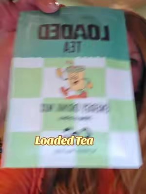TikTok post by @kim.thomas48 for Caffeine, Candles & Chaos. Caption reads: @Caffeine, Candles & Chaos Loaded Tea Single....