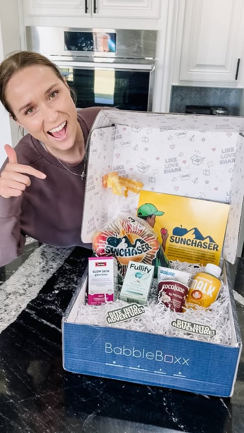 Instagram post by @lifewiththewilsonfam for BabbleBoxx. Caption reads: Springing into Strong with @babbleboxxofficial #ad....