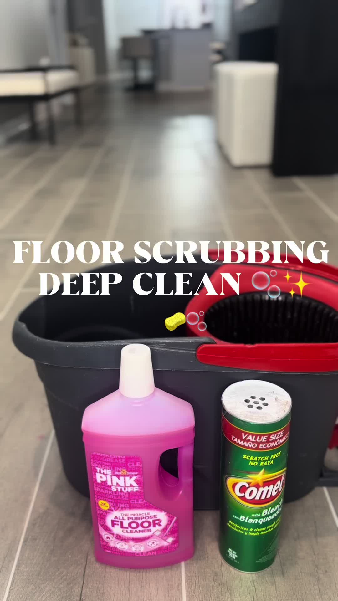 TikTok post by @yulissaas_ for Tidy Monster. Caption reads: [...] these scrubbers and mop heads 🧽🫧 @TIDY....