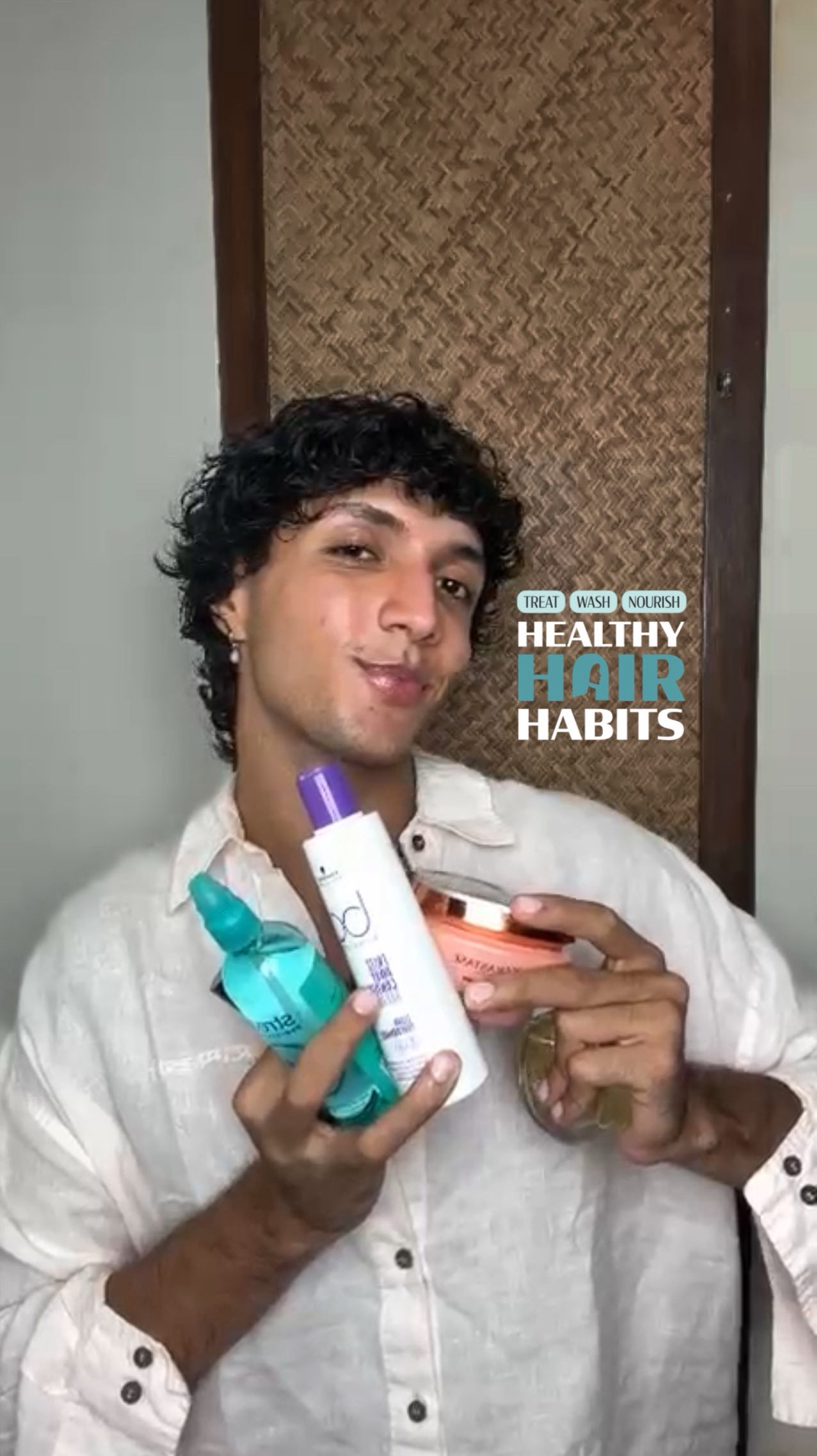 Instagram post by @mishallb for Nykaa. Caption reads: Embrace the monsoon with this hair care routine to....