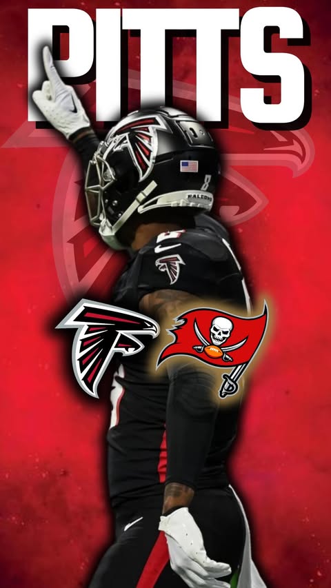 Instagram post by @thelandoshow for ONE Brands. Caption reads: Kyle Pitts MALPRACTICE | Watch for it on TNF This....