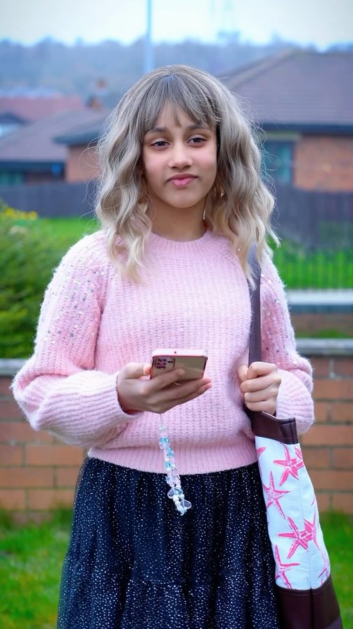 Instagram post by @aanvigoswami_ for Netflix Family. Caption reads: Is he flirting? 😳😂
.
#instadaily #reelsviral....